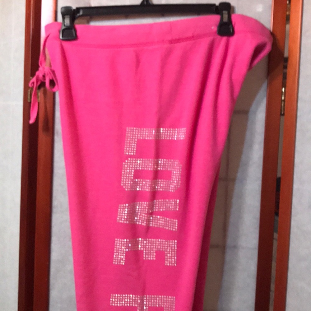 Pink sweatpants Sz Small and Med